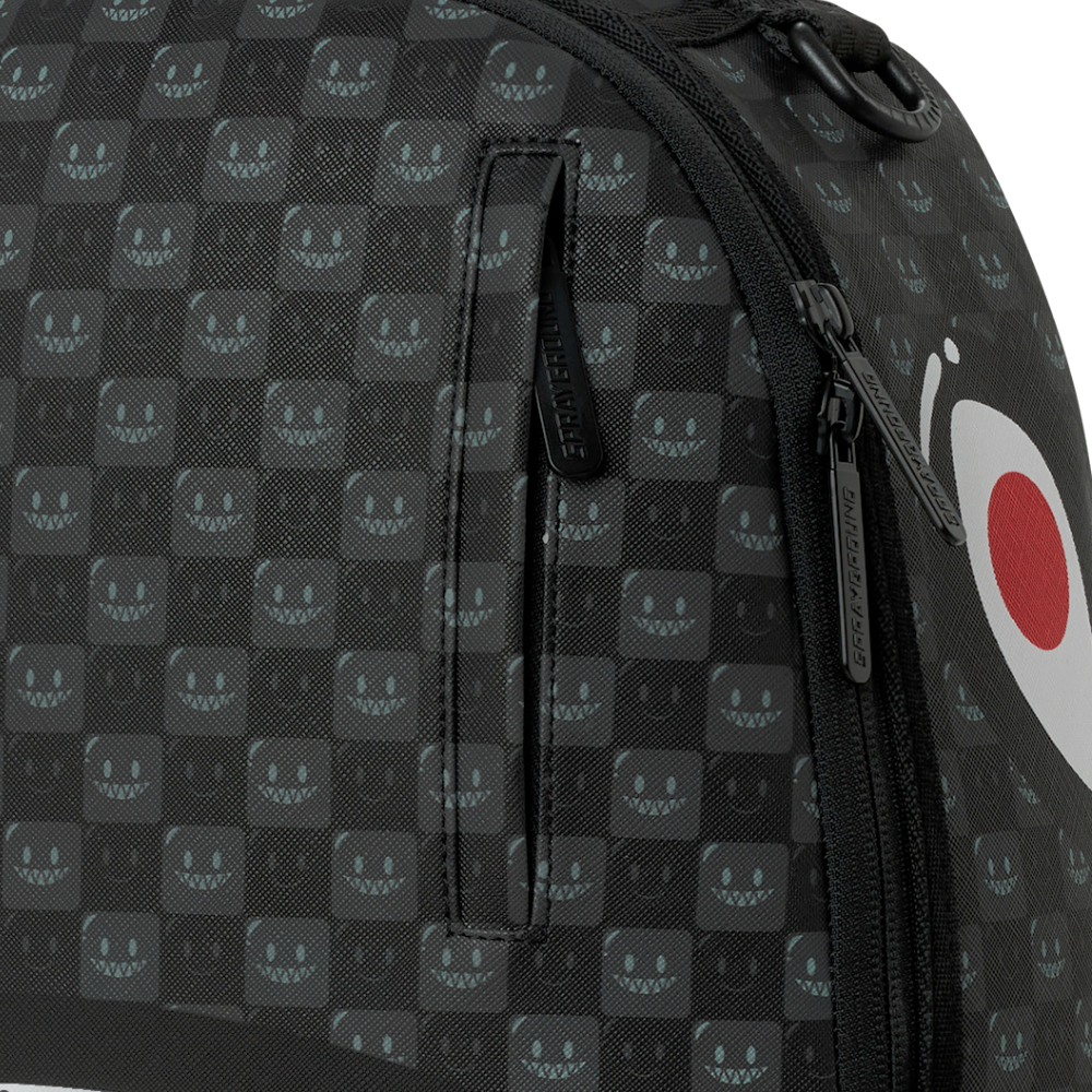 Sprayground Sharks In Paris WTF Bubbly Black Check DLXSV Backpack