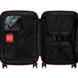 Sprayground Printed Zipper Shark Carry-On Luggage