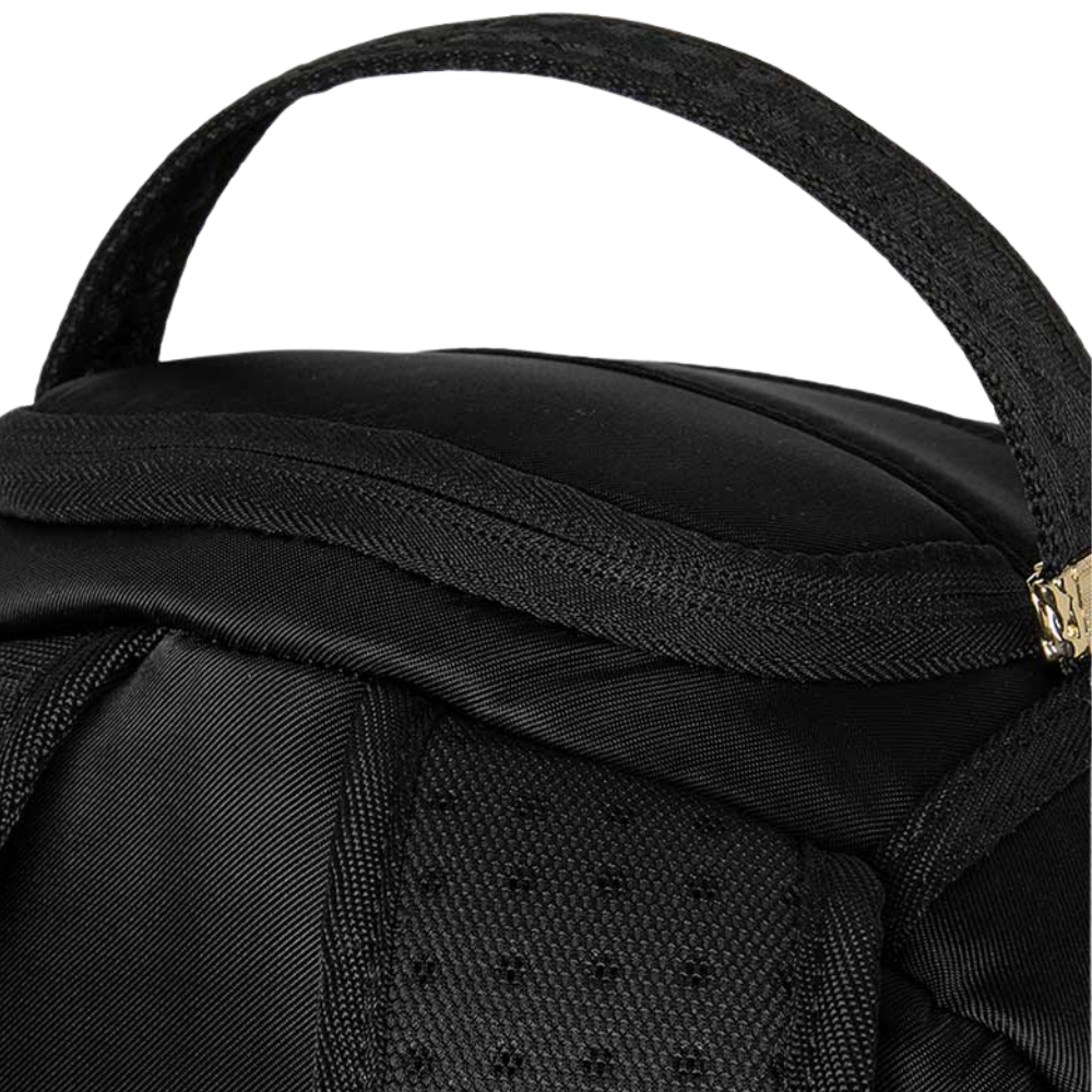 Sprayground Shark Central Gold Lettering DLX Backpack