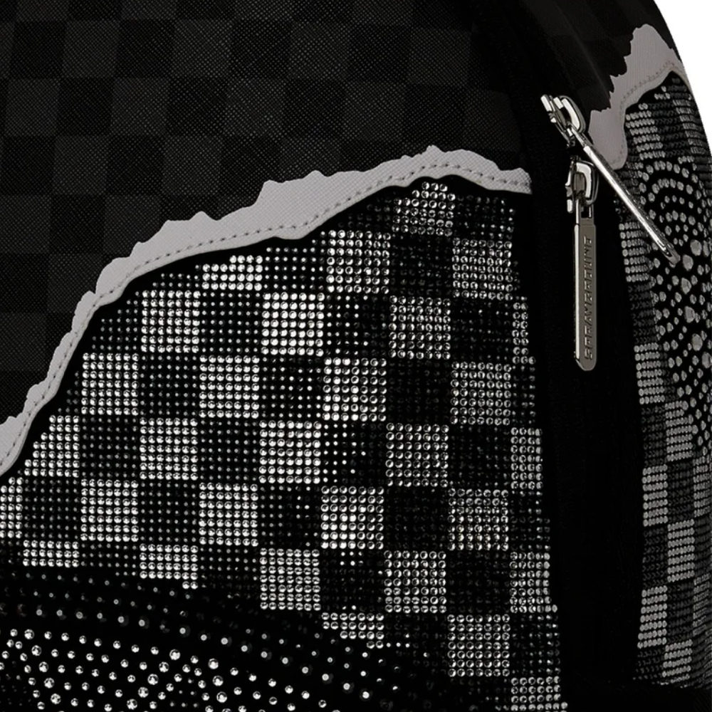 Sprayground Gold Diamond Tear Backpack