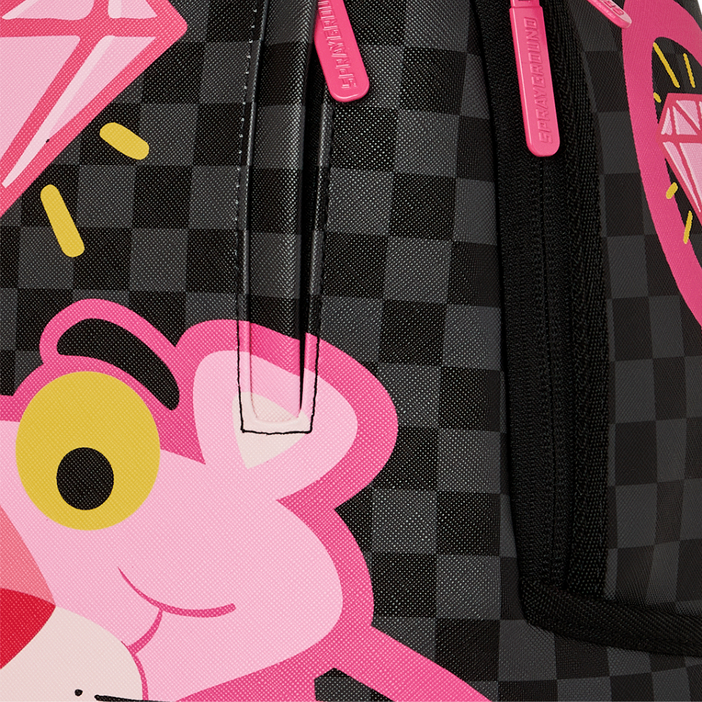 Sprayground Pink Panther: Drippy Diamonds Backpack