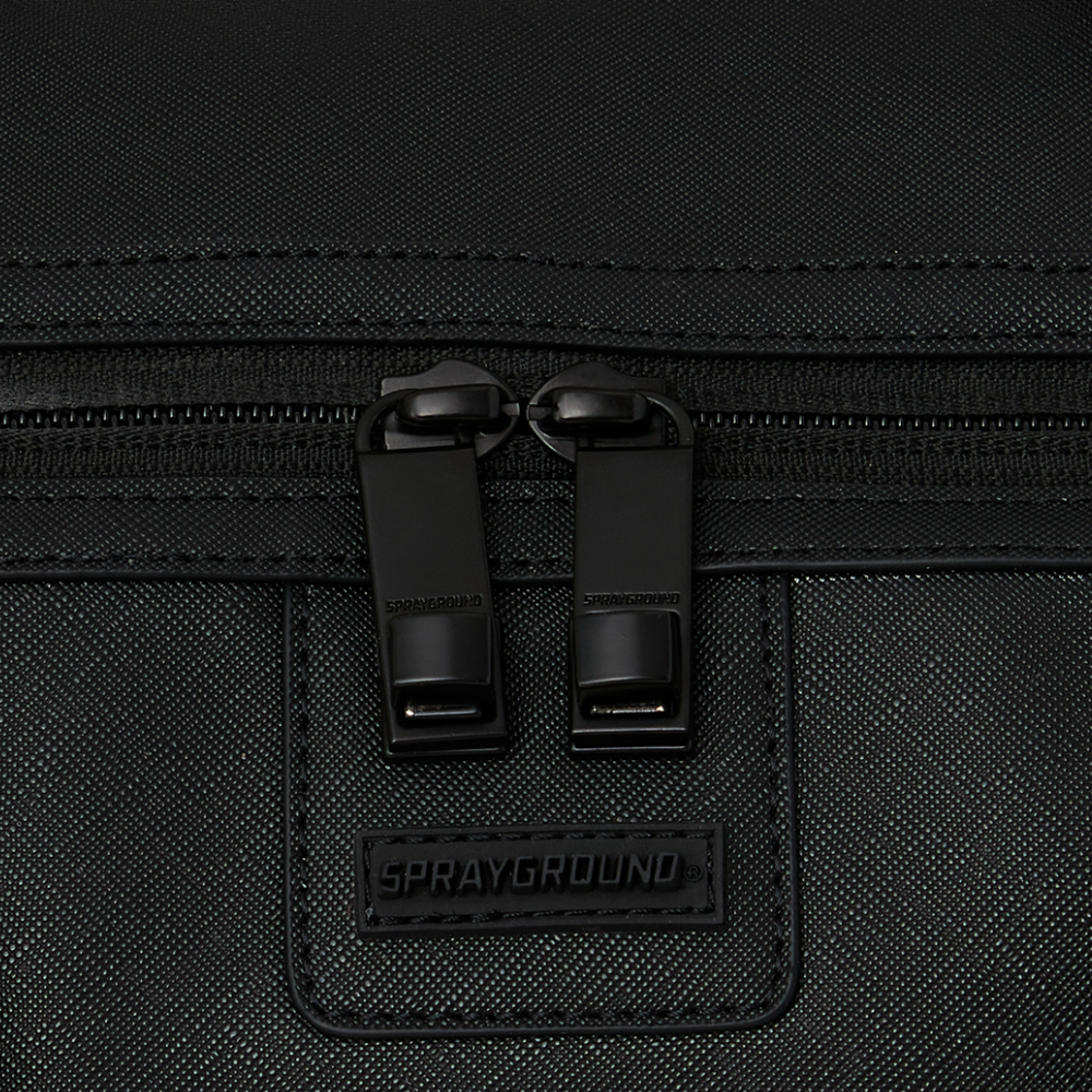 Sprayground Blacked Out Embossed Gold Tooth Duffle