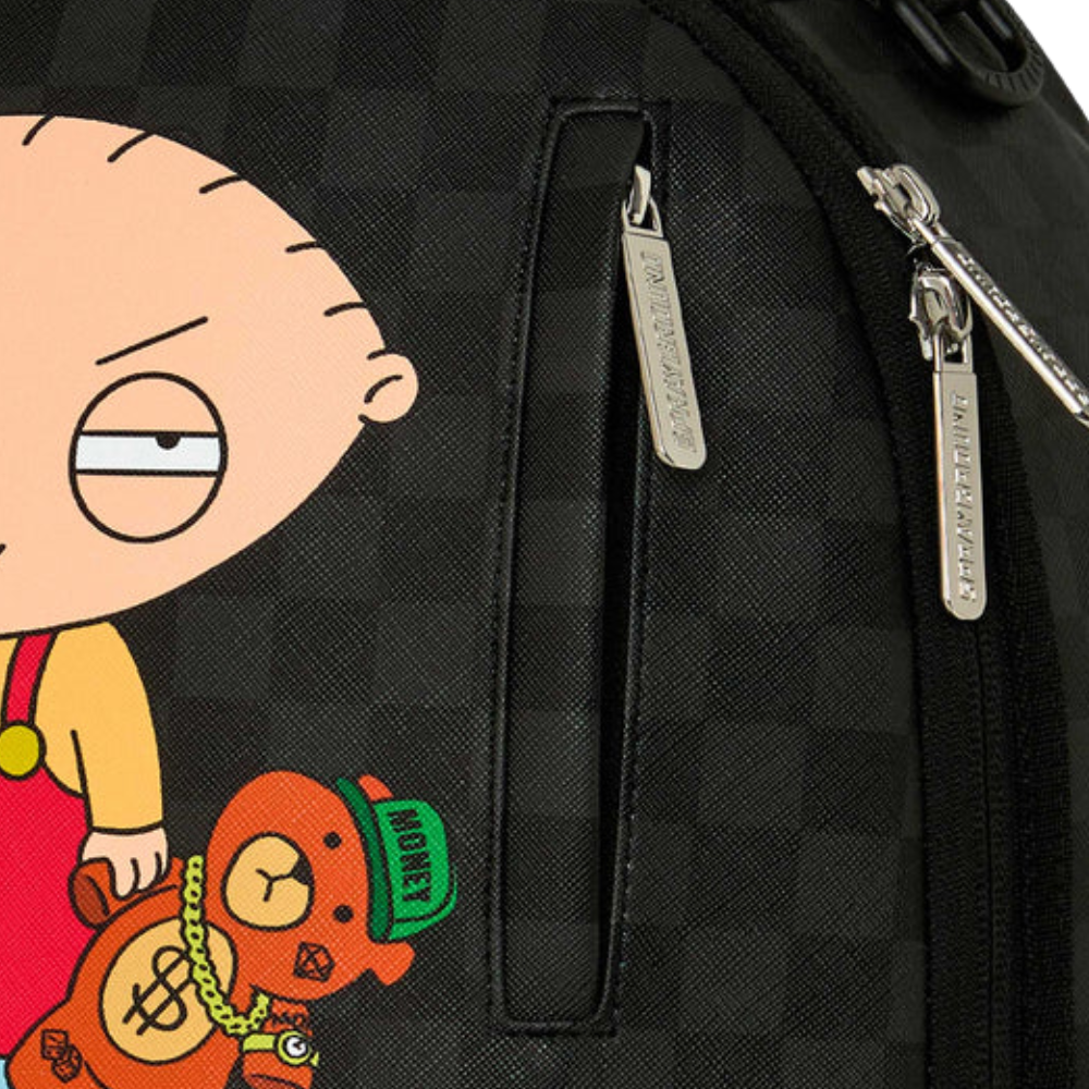 Sprayground Family Guy Stewie Holding Bear Keychain DLXSV Backpack