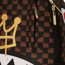 CROWN DRIP CHECK x KA1 DLXSV BACKPACK BROWN