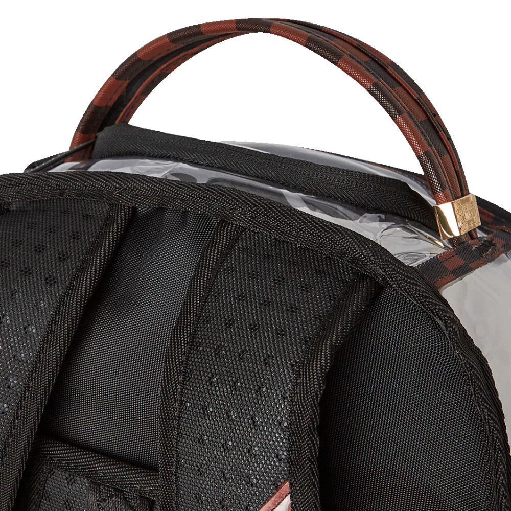 Zaino CLEAR BROWN CHECK CLEAR