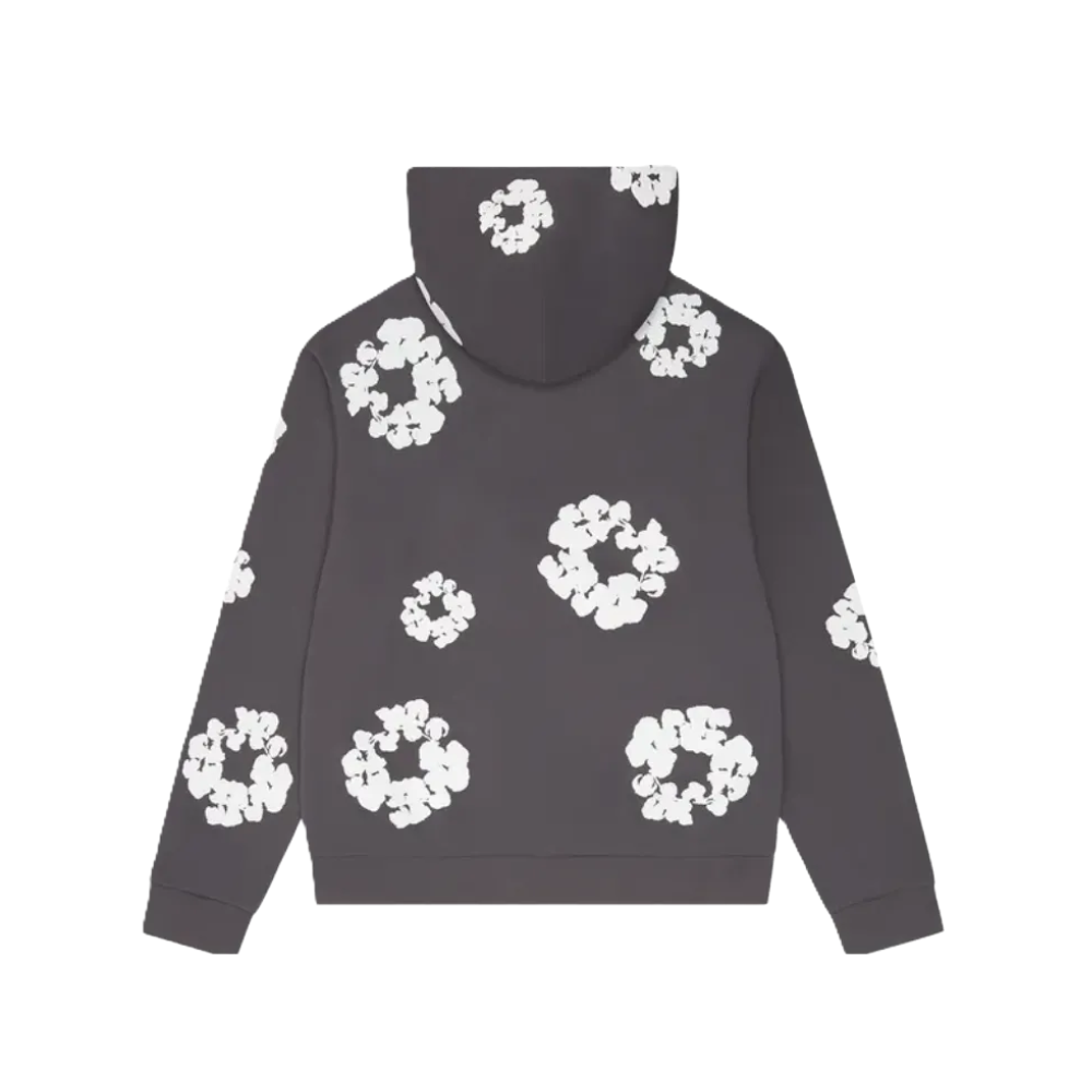 Denim Tears Cotton Wreath Hoodie Charcoal