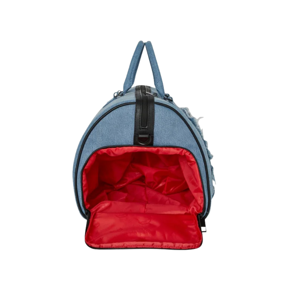 DENIM SHARK DUFFLE