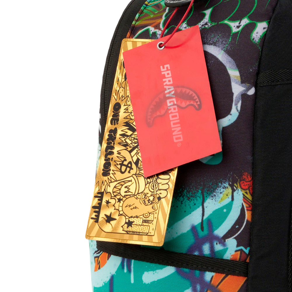 Sprayground Money Bear Graff Mural DLXSR Backpack