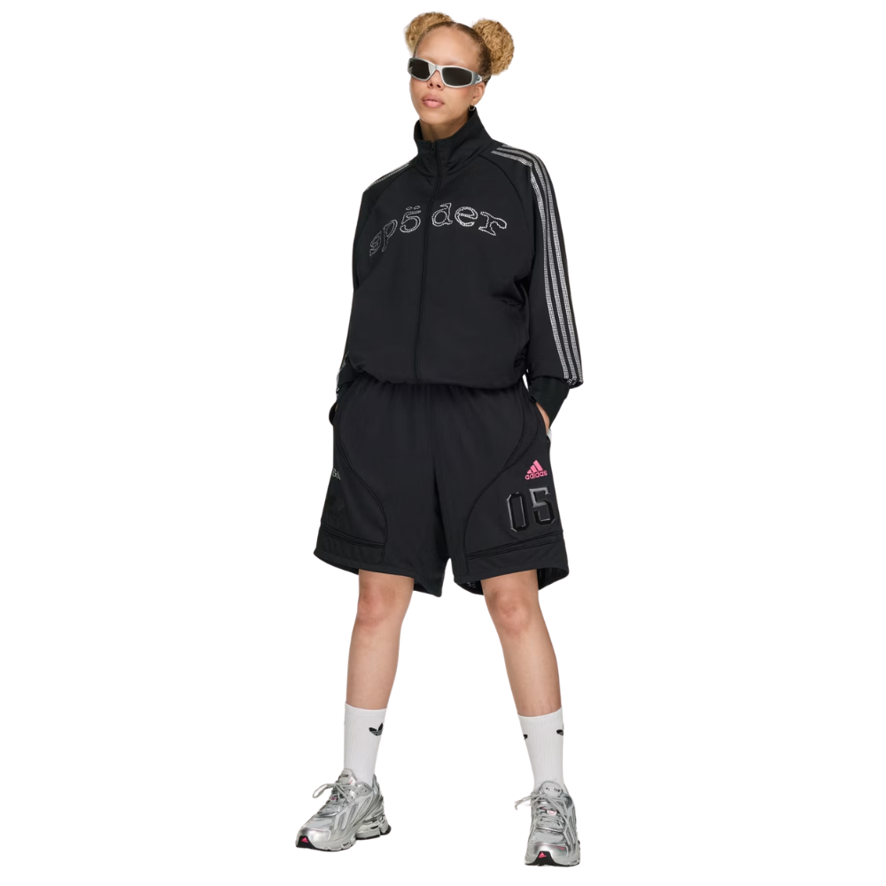 Sp5der football short black