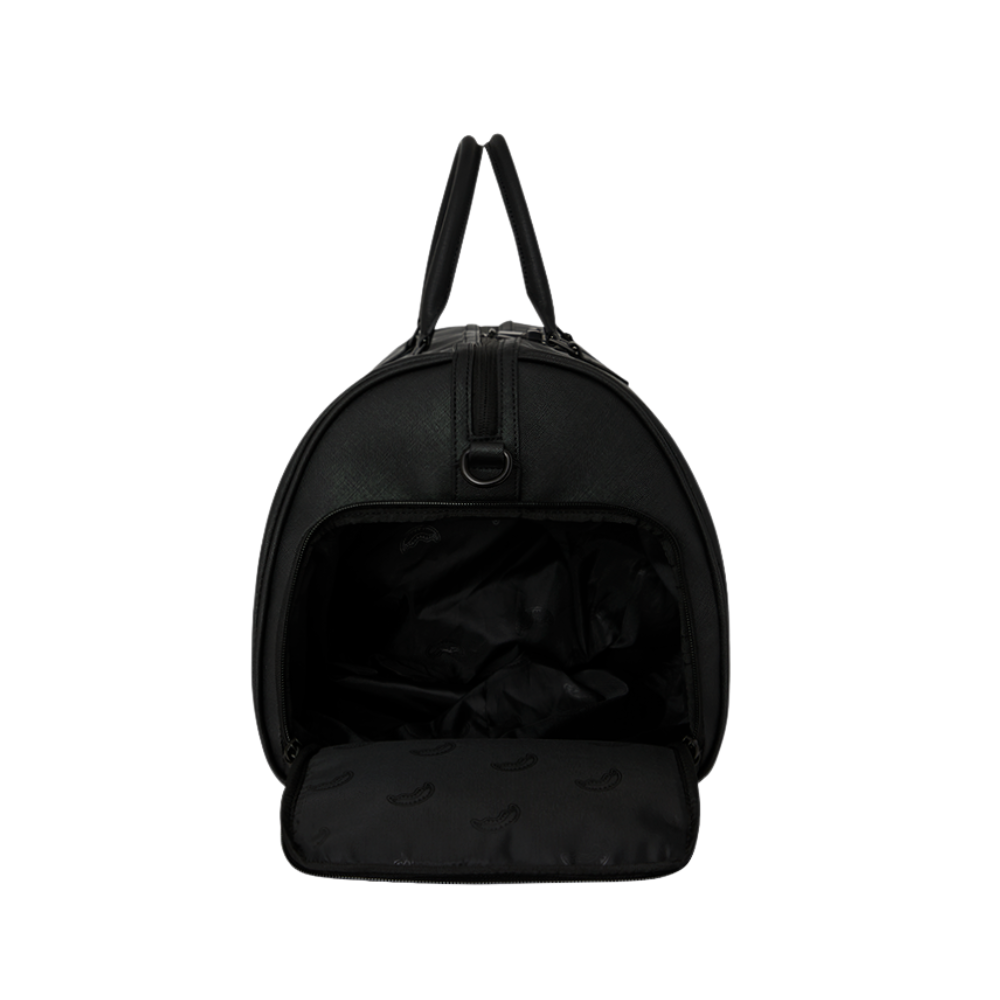 Sprayground Blacked Out Embossed Gold Tooth Duffle