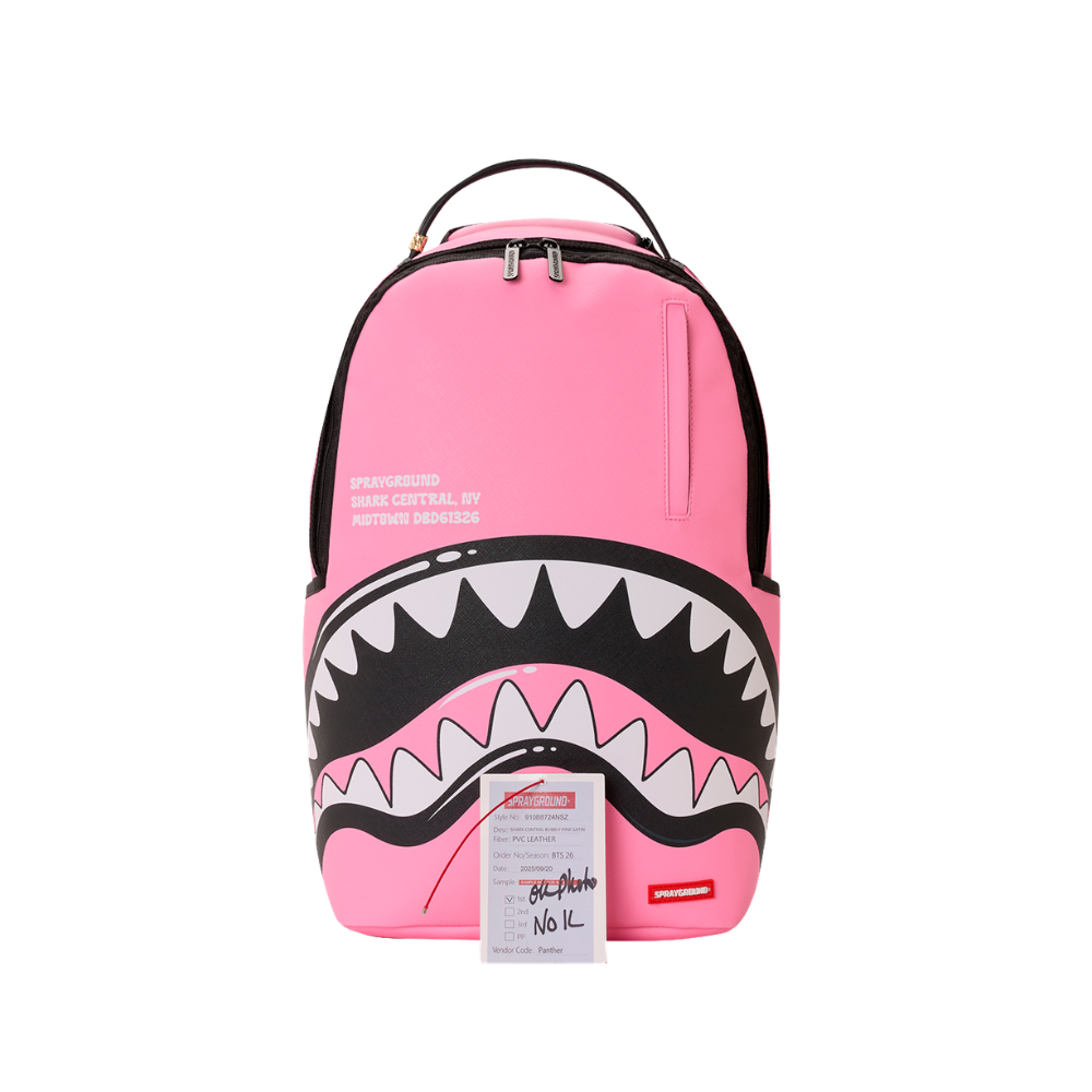 Sprayground Shark Central Bubbly Pink DLXSV Backpack