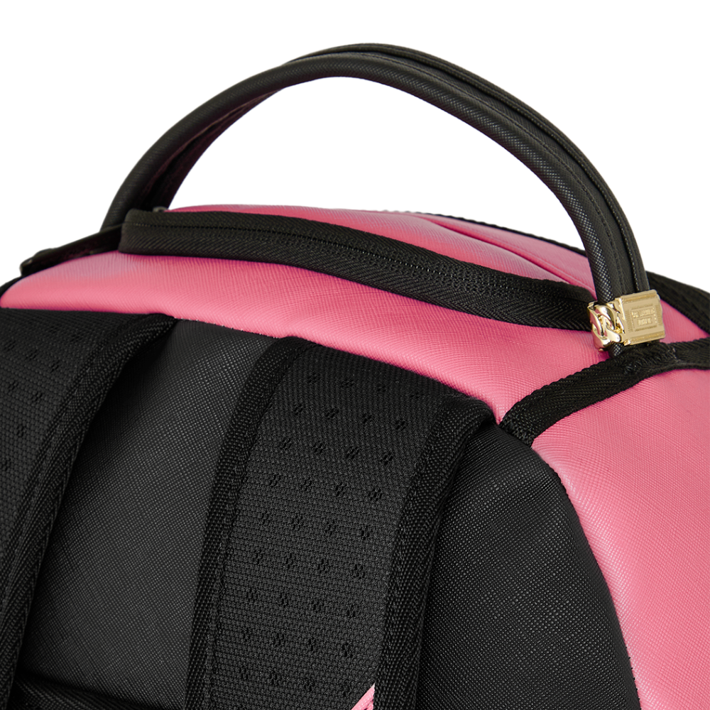 Sprayground Shark Central Pink Embroidered Shark DLXSV Backpack