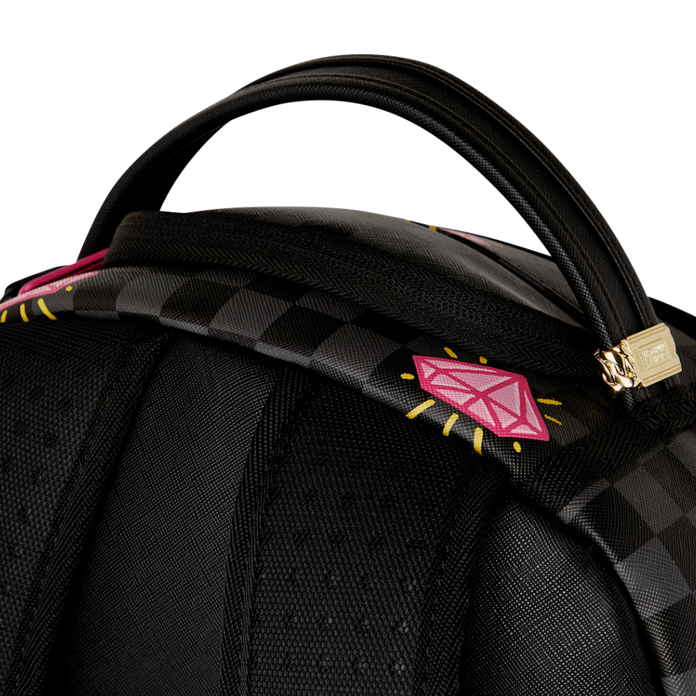 Sprayground Pink Panther: Drippy Diamonds Backpack