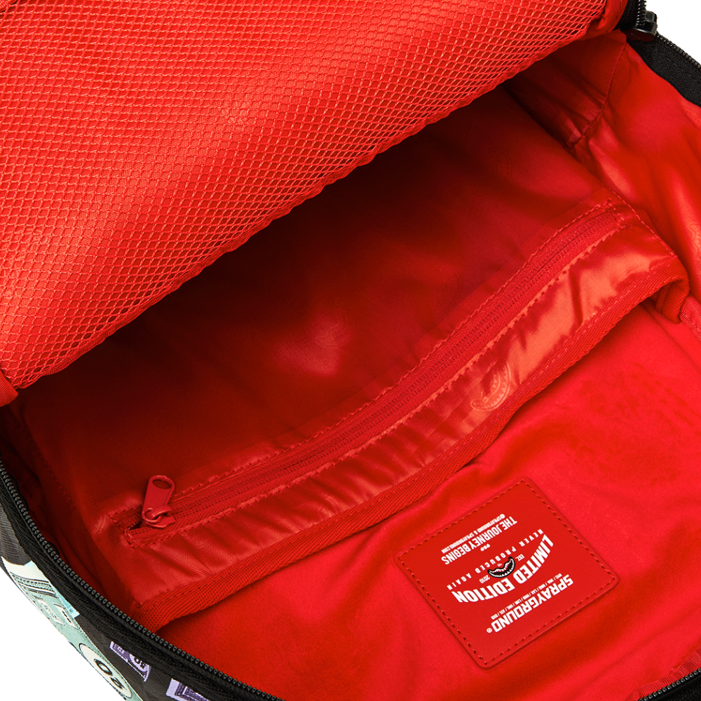 Sprayground Monopoly Go Sharkmouth Stencil DLXSV Backpack