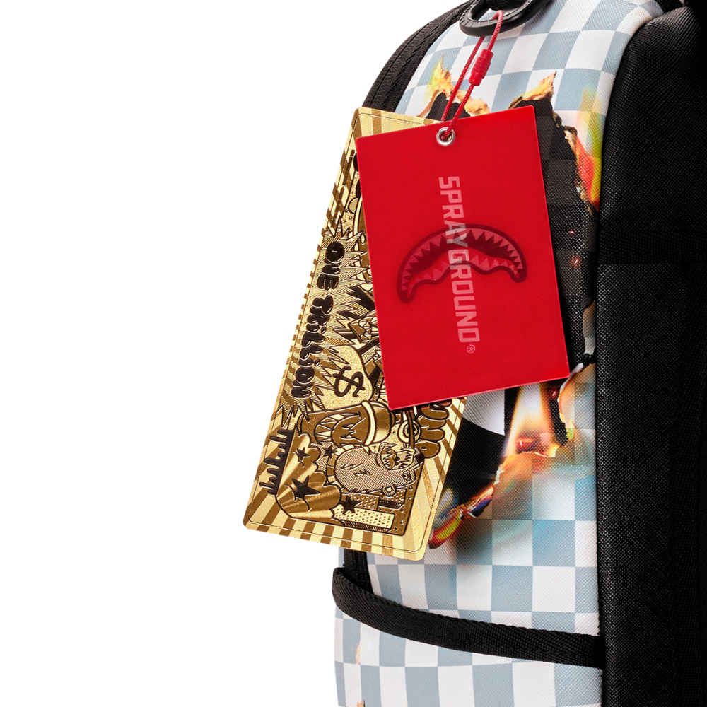 Sprayground Check Melt DLXSV Backpack