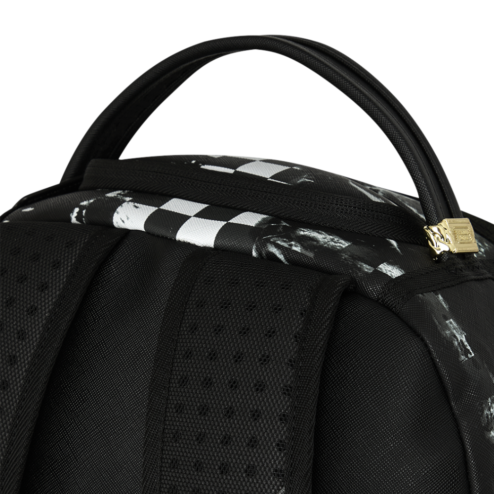 Sprayground Painted Over Check DLXSV Backpack
