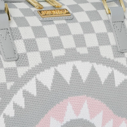 KNIT SHARKS IN PARIS IN CREAM MINI DUFFLE