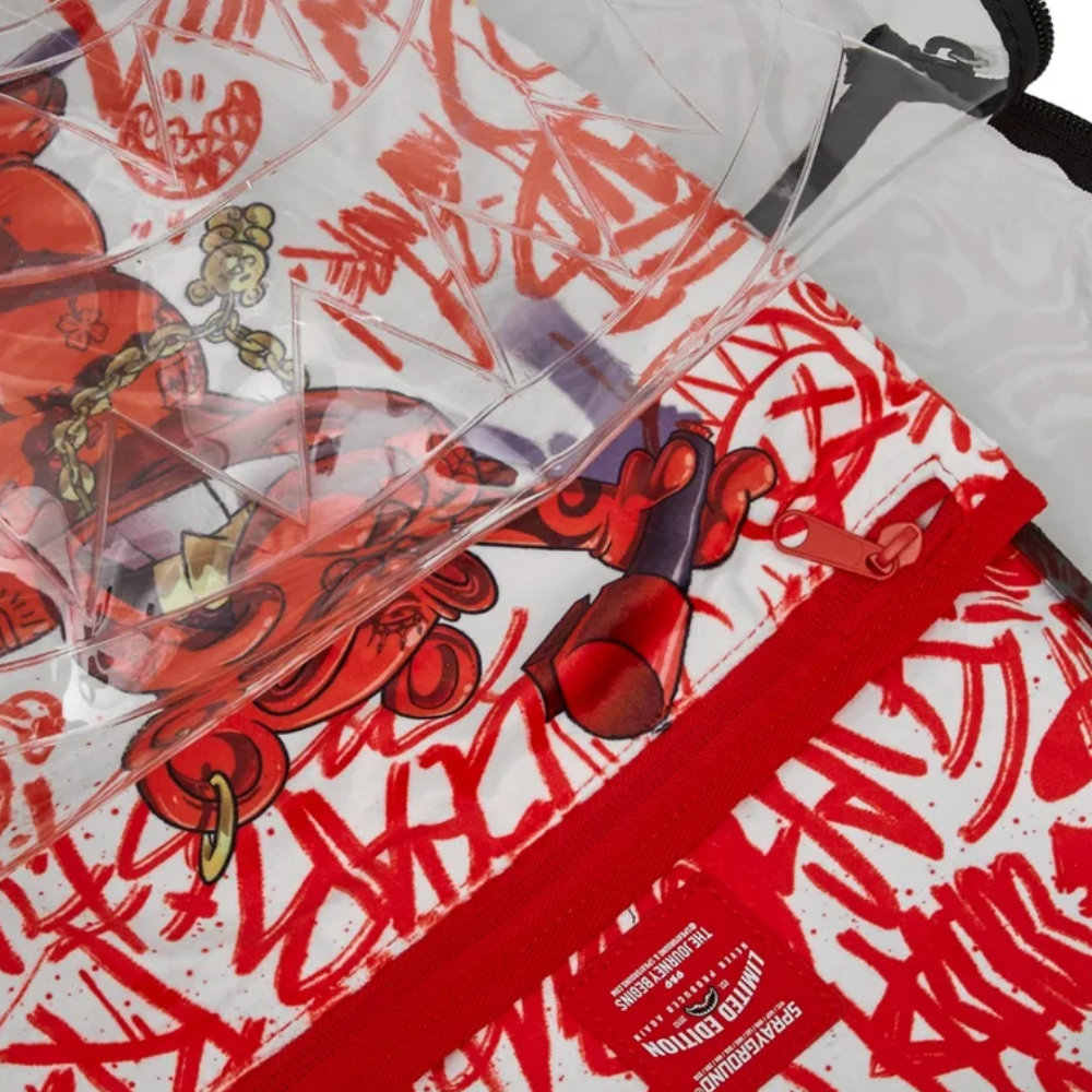 PARTIAL CLEAR DIABLO VANDAL DLX BACKPACK