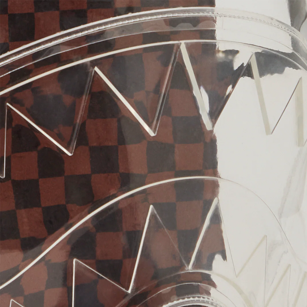 Zaino CLEAR BROWN CHECK CLEAR