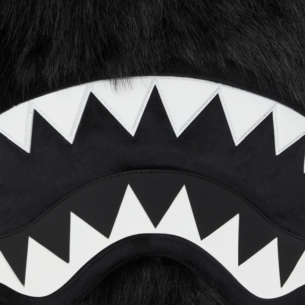 Sprayground Fur Cray Black Backpack