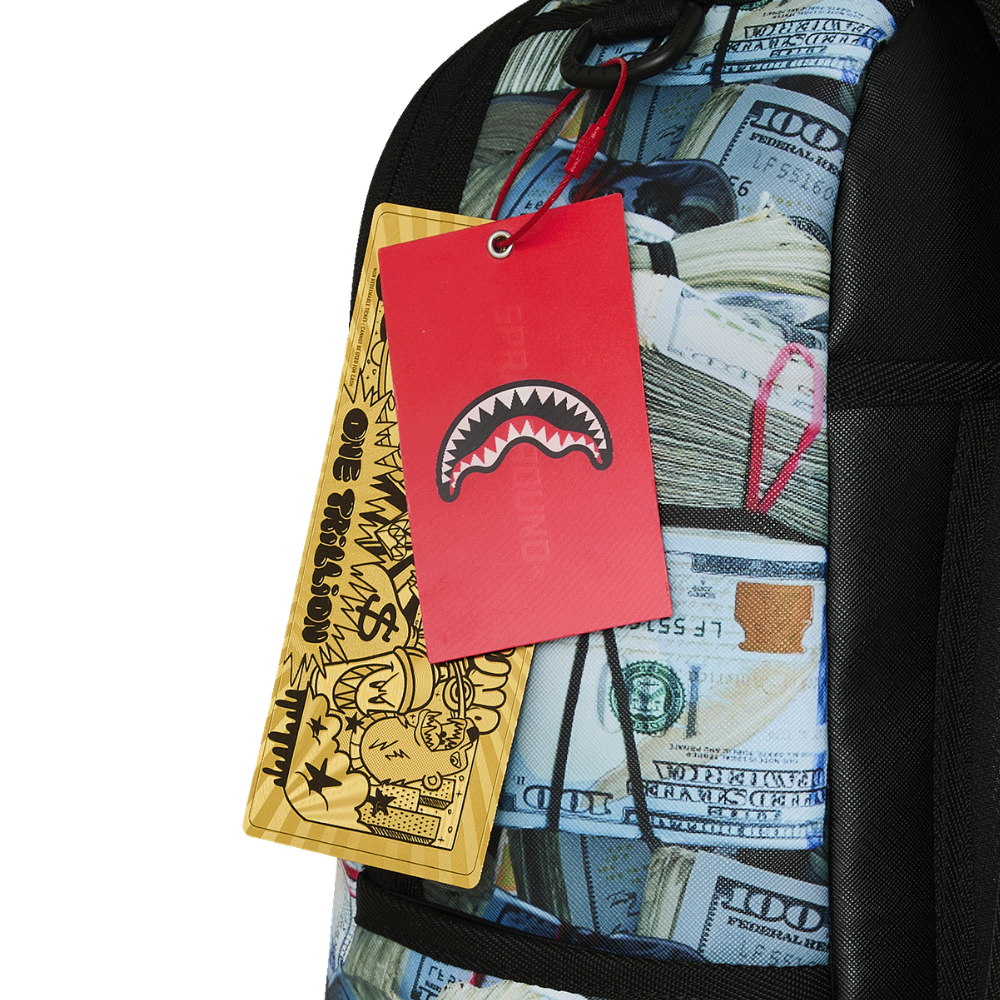 Sprayground Cream Check Full Of Cash DLXSV Backpack