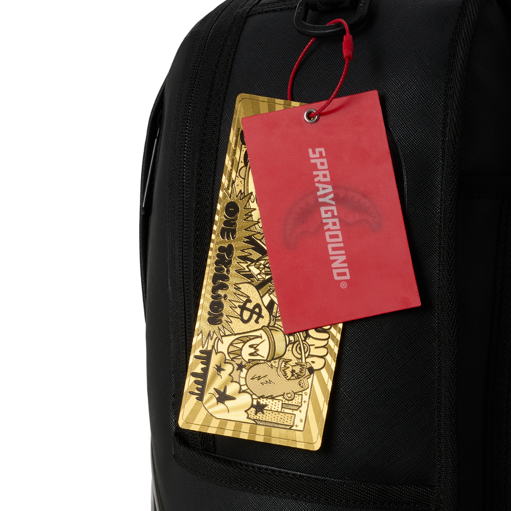 Sprayground Blacked Out Metallic Drip DLXSV Backpack