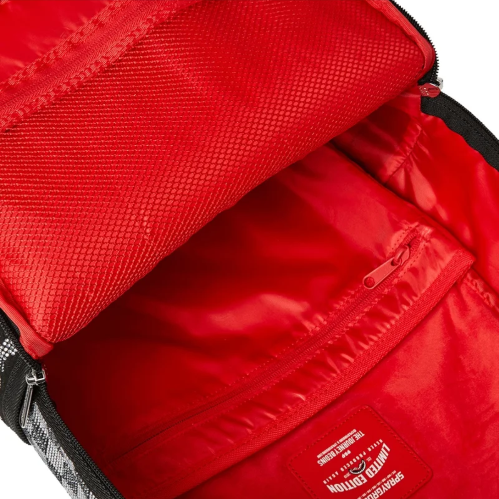 Sprayground Gold Diamond Tear Backpack