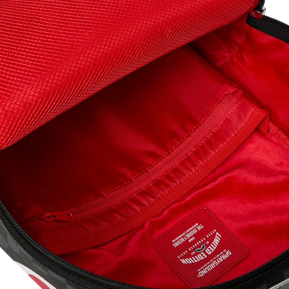 Sprayground Silver Side Drip Savage Backpack