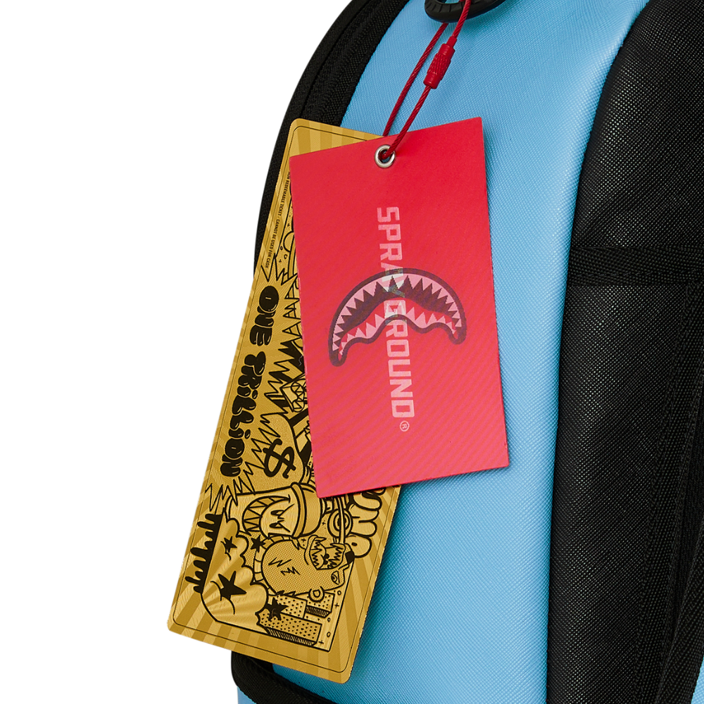 Sprayground Shark Central Bubbly Blue DLXSV Backpack