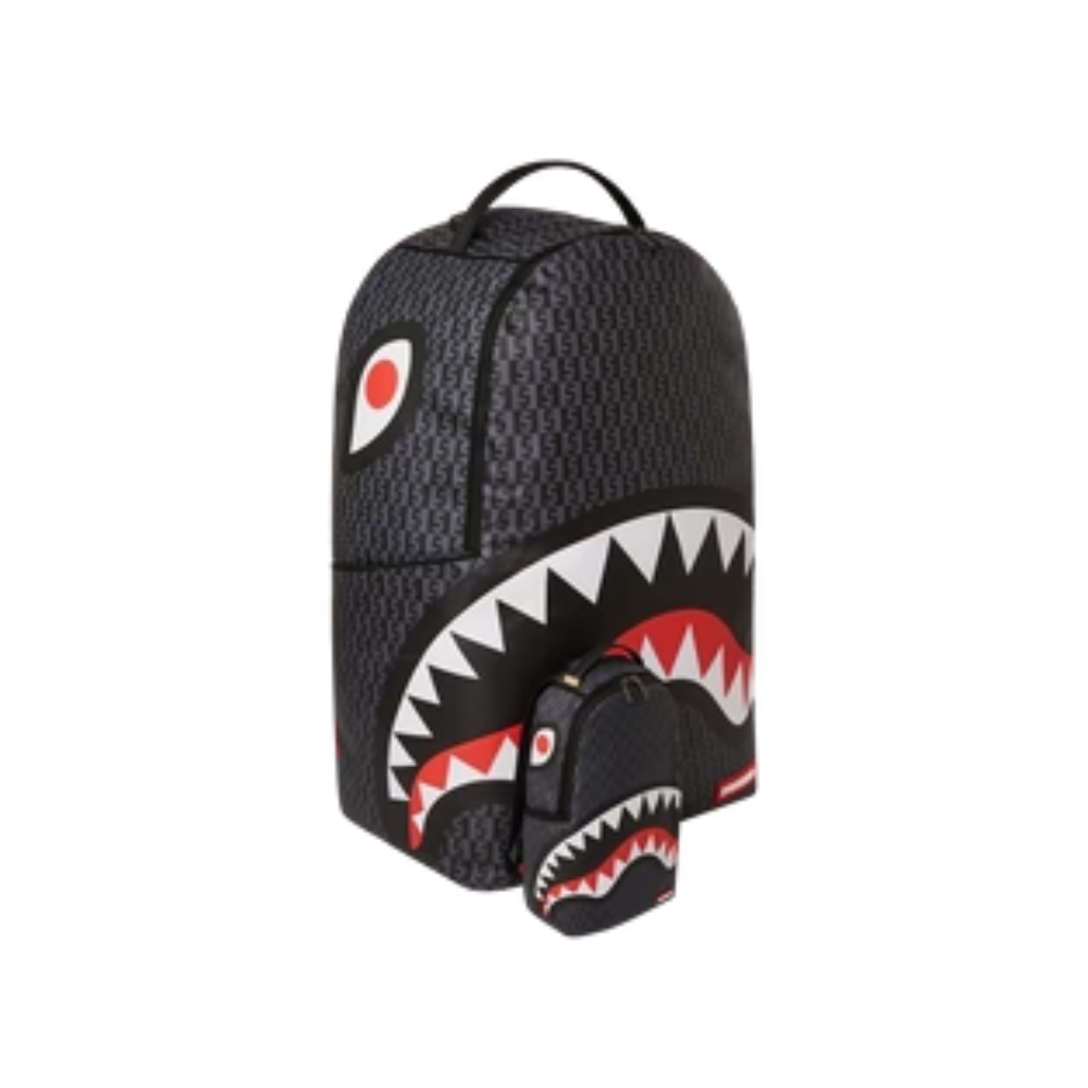 Sprayground Money Check Grey Worlds Biggest Backpack