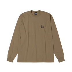 Basic Stussy LS tee olive front