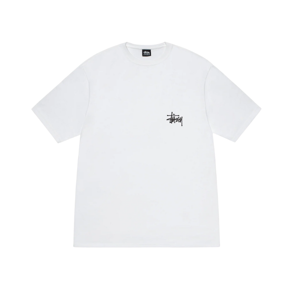 Basic stussy tee white front