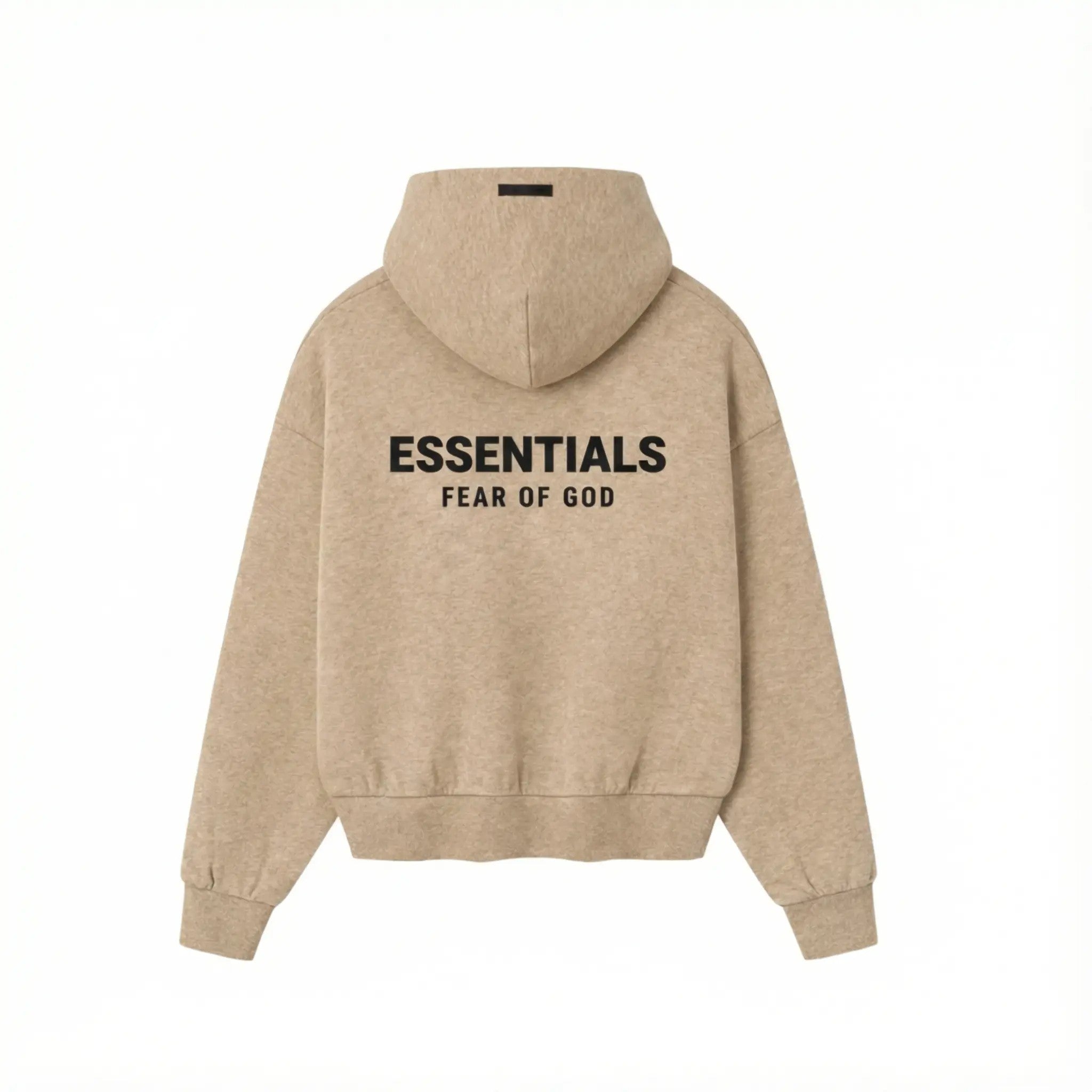 Buy Fear of God Essentials Classic Hoodie in Core Fleece Jet Black