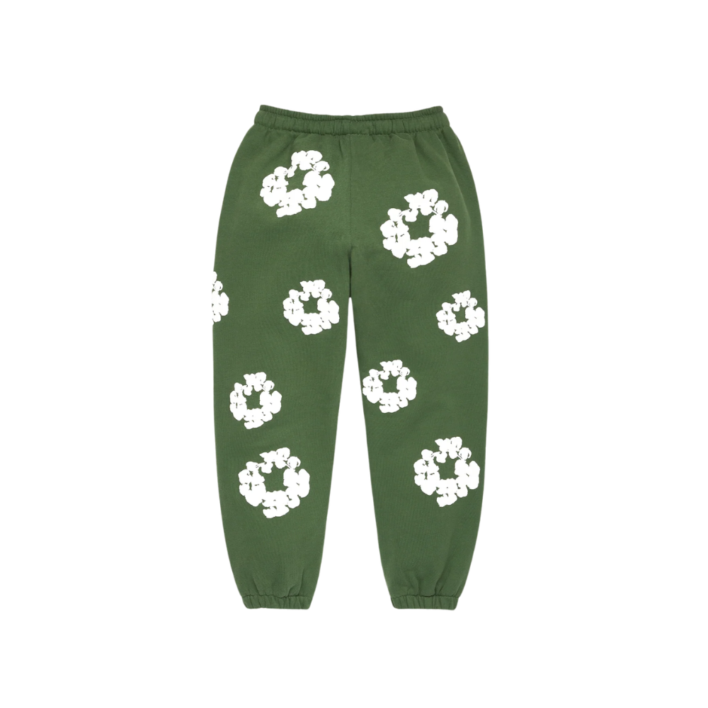 Denim Tears Kids Cotton Wreath Sweatpants Green