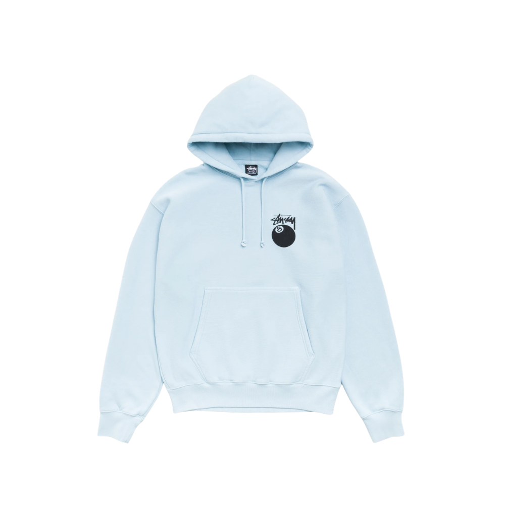 STÜSSY 8 BALL HOODIE GARMENT DYED