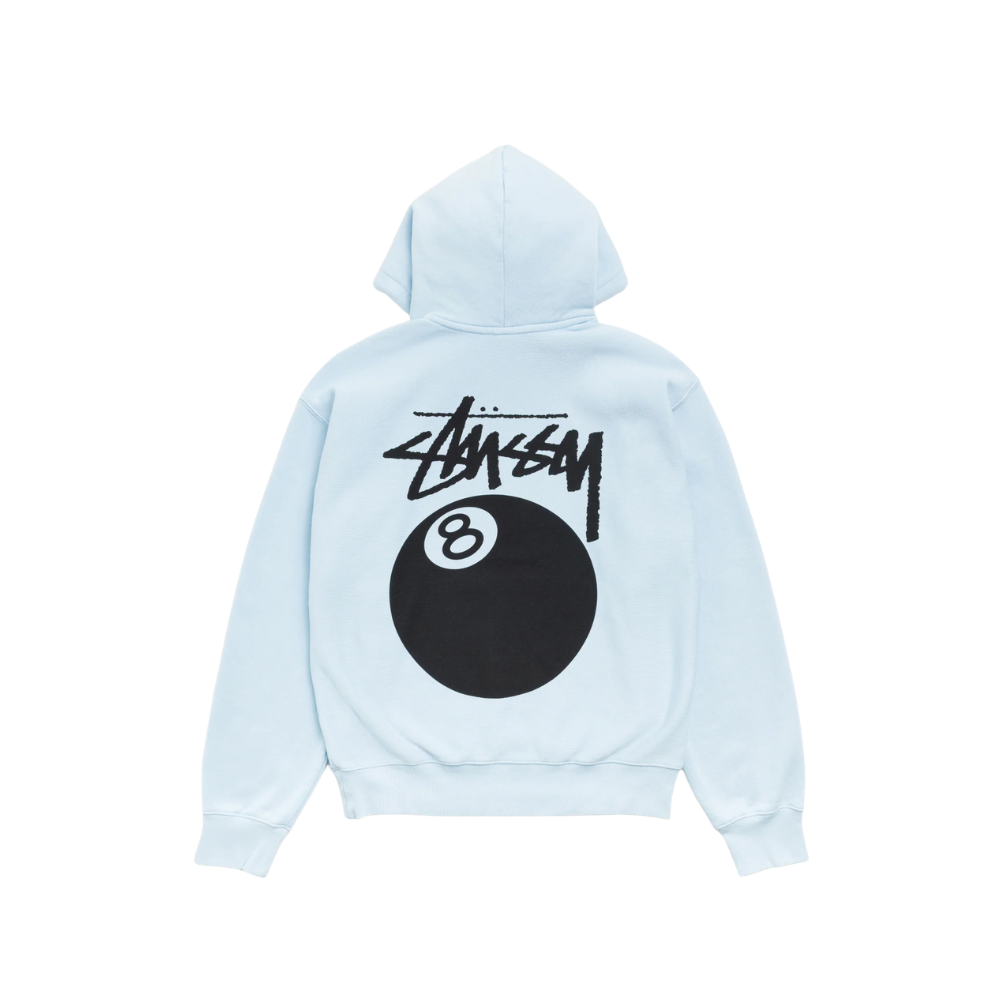 STÜSSY 8 BALL HOODIE GARMENT DYED