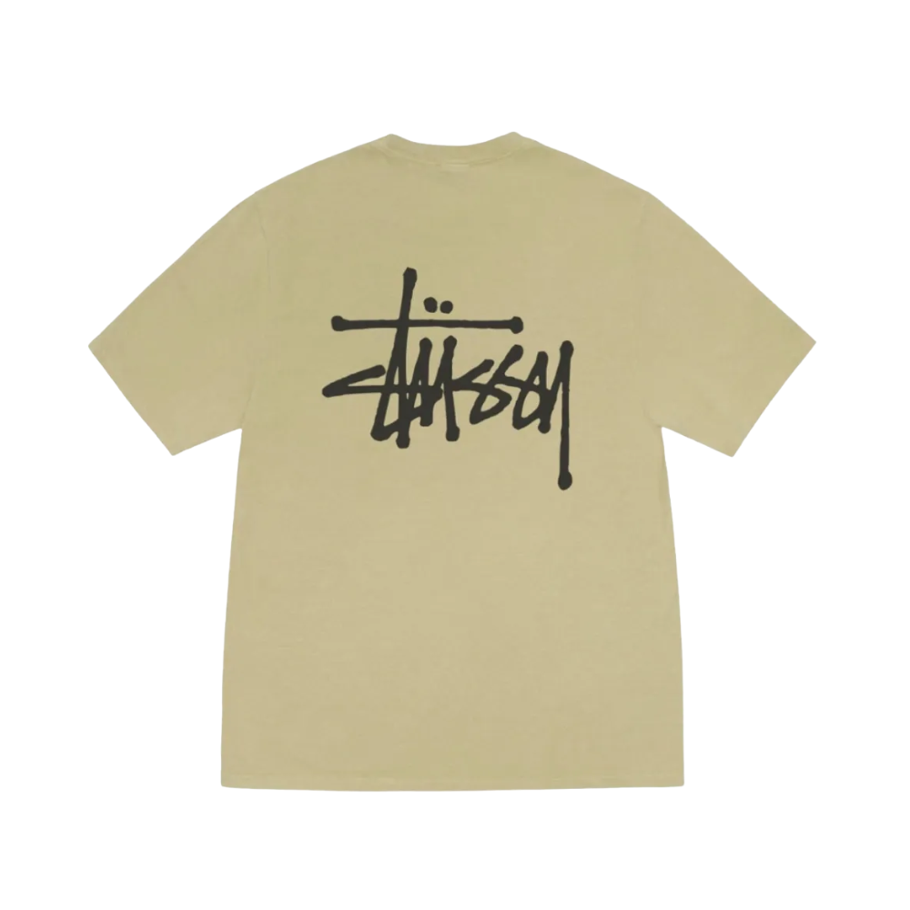 Stussy Basic Pigment Dyed Tee elm back view