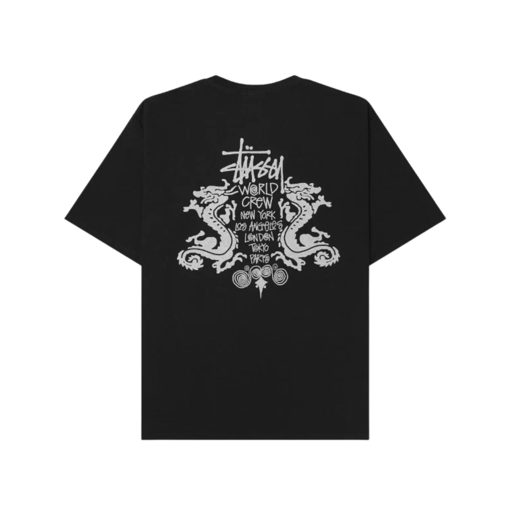 STÜSSY DOUBLE DRAGON PIGMENT DYED TEE