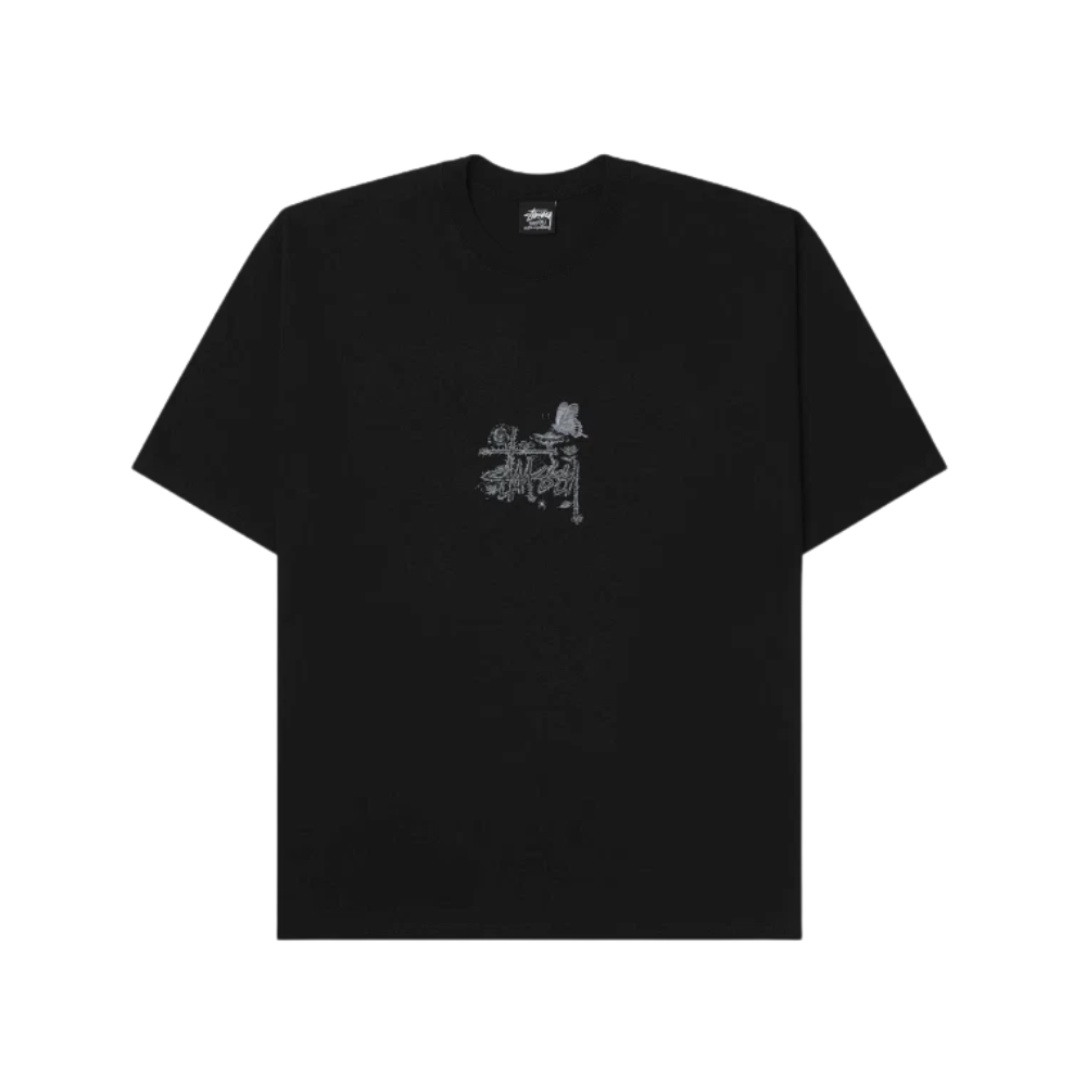 StussyInBloomT-Shirtblackfrontview