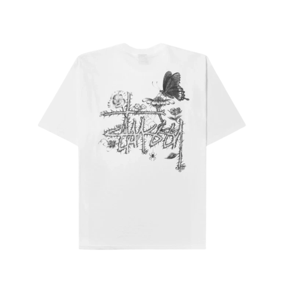 StussyInBloomT-Shirtwhitebackview