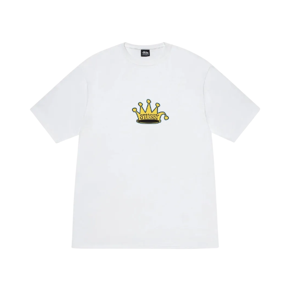 StussyKingCrownTeewhitefrontview