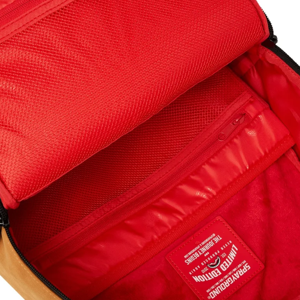 SHARK CENTRAL DLX-FAUX SUEDE BACKPACK